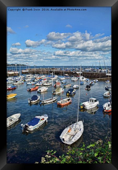 Serene, sunny Paignton harbour Framed Print by Frank Irwin