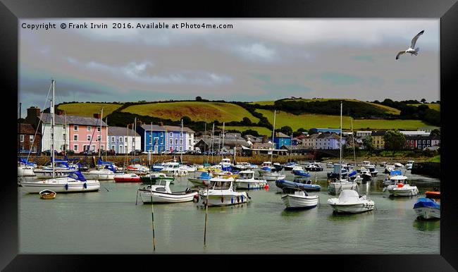 Aberaeron Harbour (Marina section) Framed Print by Frank Irwin