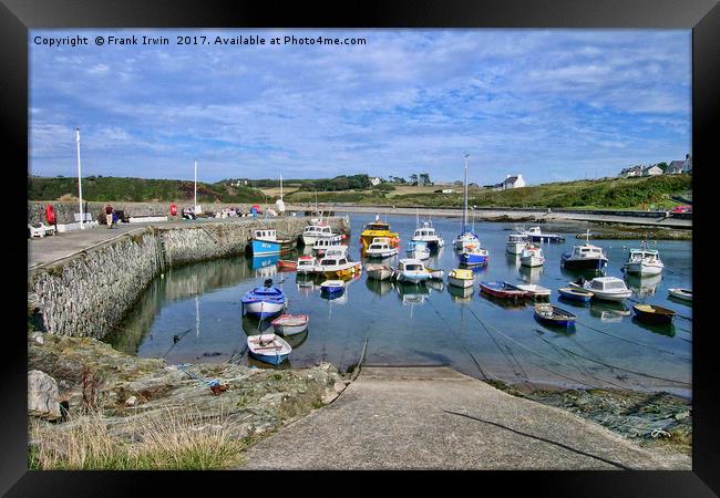 Caemis Bay, Anglesey Framed Print by Frank Irwin