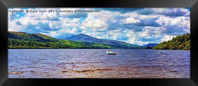 Llyn Tegid (Bala Lake) Framed Print by Frank Irwin