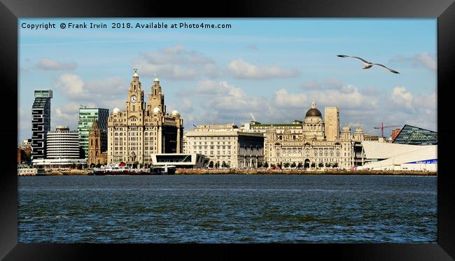 Liverpool's Waterfront Framed Print by Frank Irwin
