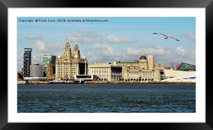 Liverpool's Waterfront Framed Mounted Print by Frank Irwin