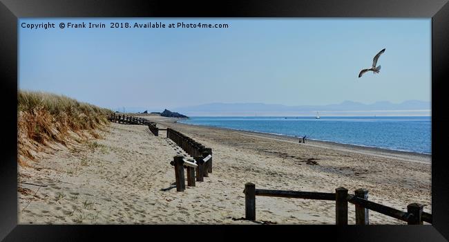 Pwllheli - South beach, North Wales, Framed Print by Frank Irwin