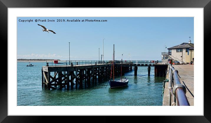Aberdovey jetty  Framed Mounted Print by Frank Irwin