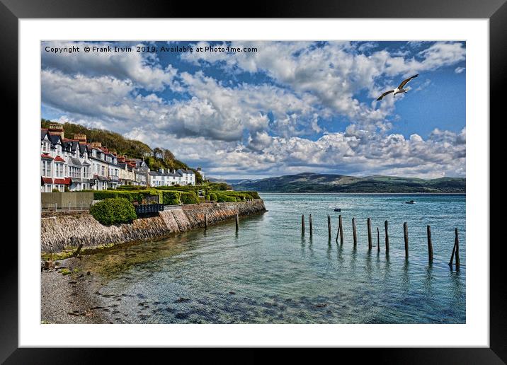 Aberdovey sea front Framed Mounted Print by Frank Irwin