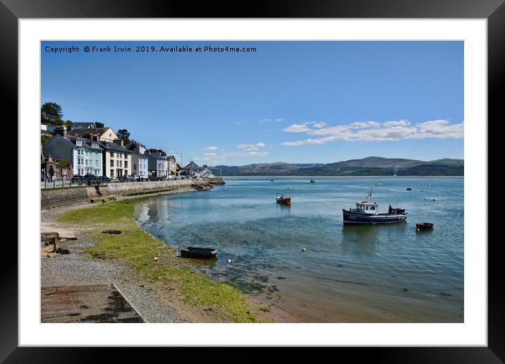 The River Dyfi meets the Cardigan Bay. Framed Mounted Print by Frank Irwin