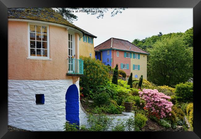 Typical architecture at Portmeirion Framed Print by Frank Irwin