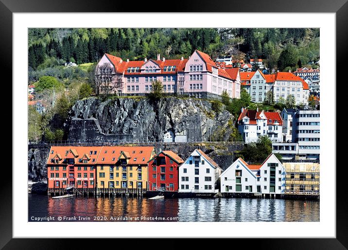 Arriving at Bergen Framed Mounted Print by Frank Irwin