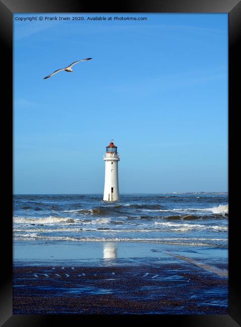 Perch Rock Lighthouse, New Brighton. Framed Print by Frank Irwin
