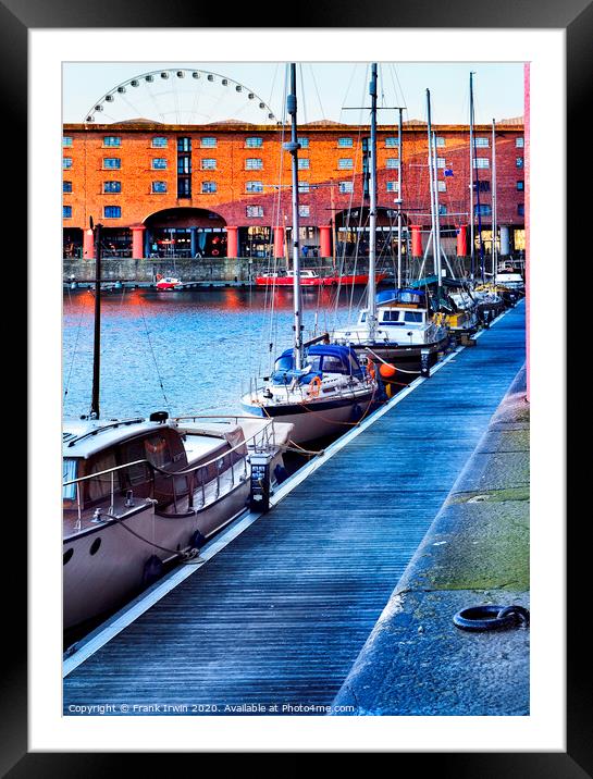 Liverpool's Royal Albert Dock Framed Mounted Print by Frank Irwin