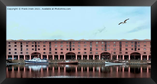 Royal Albert Dock, Liverpool Framed Print by Frank Irwin