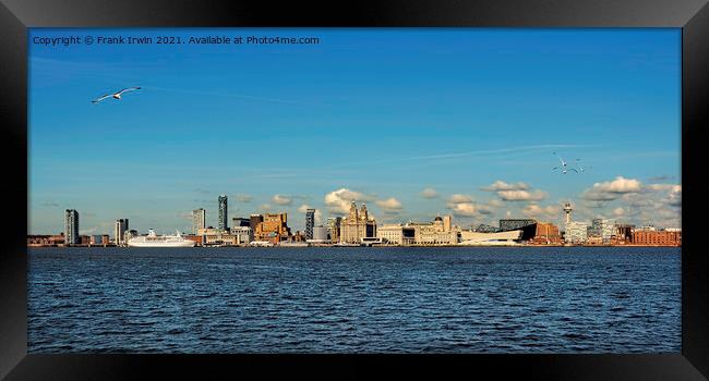 MV Astor berthed at Liverpool's Cruise Terminal Framed Print by Frank Irwin