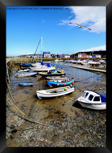 The beautiful Aberaeron Harbour Framed Print by Frank Irwin