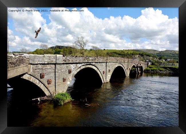 Pont ar Dyfi (Machynlleth Bridge) Framed Print by Frank Irwin