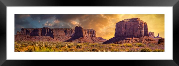 Clearing Morning Storm Framed Mounted Print by Gareth Burge Photography