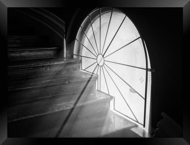 Stairlight Framed Print by Gareth Burge Photography