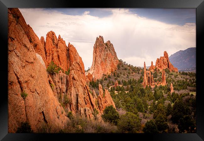 Garden of The Gods Framed Print by Gareth Burge Photography