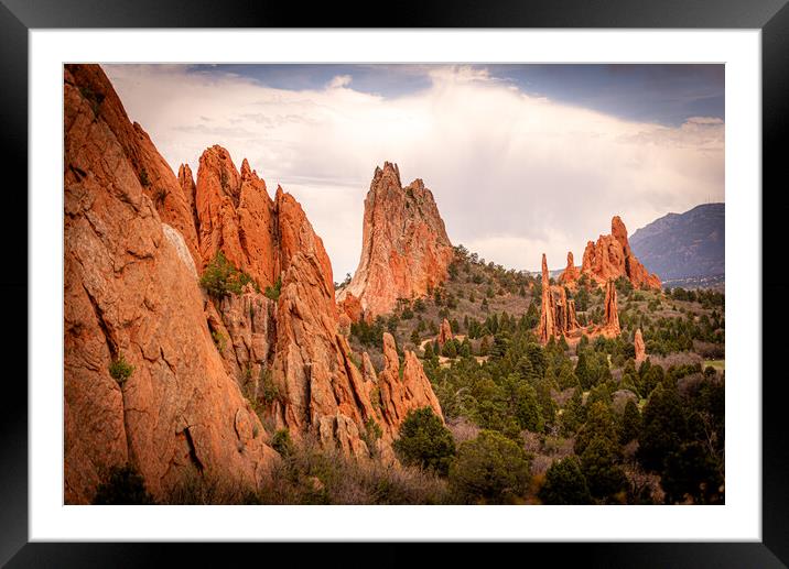Garden of The Gods Framed Mounted Print by Gareth Burge Photography