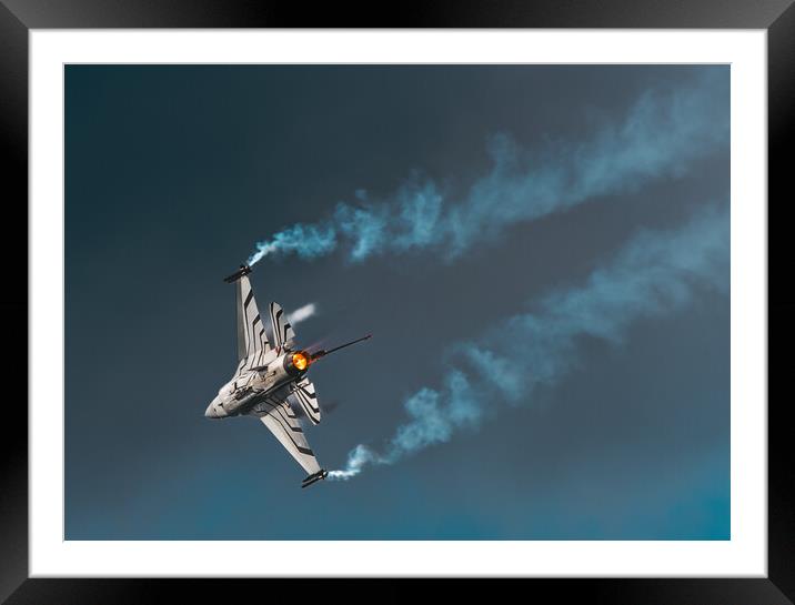 F16 Bank Framed Mounted Print by Gareth Burge Photography