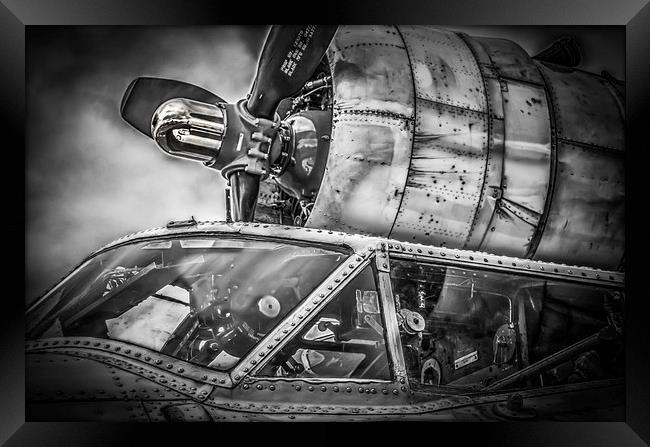 Catalina PBY-5A "Miss Pick Up" Cockpit Framed Print by Gareth Burge Photography