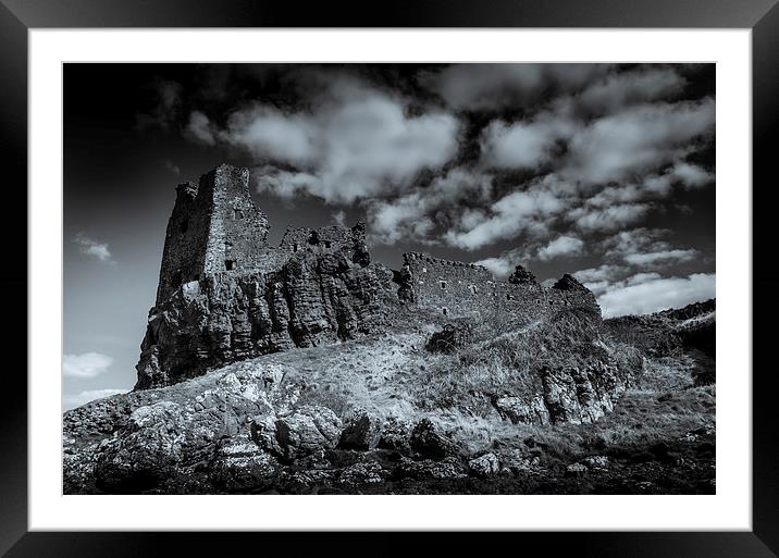 Dunure Castle Scotland 1 Framed Mounted Print by Gareth Burge Photography