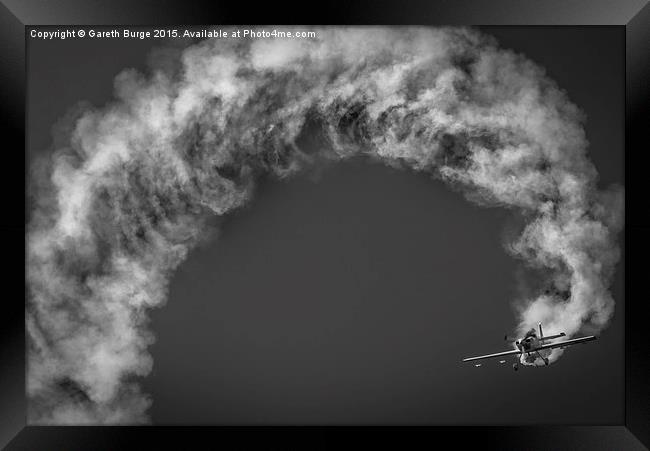 Stunt Plane #1, Scottish Airshow 2015 Framed Print by Gareth Burge Photography