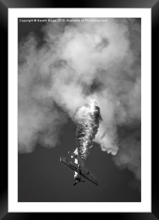 Stunt Plane #4, Scottish Airshow 2015 Framed Mounted Print by Gareth Burge Photography