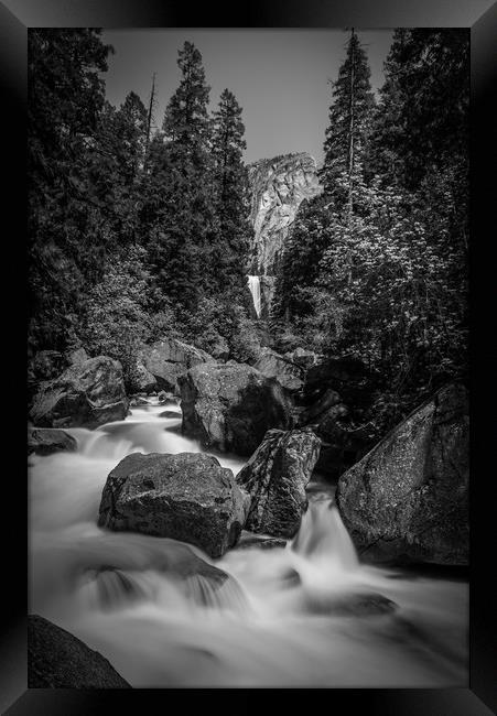 Merced River and Vernal Falls, Yosemite Framed Print by Gareth Burge Photography