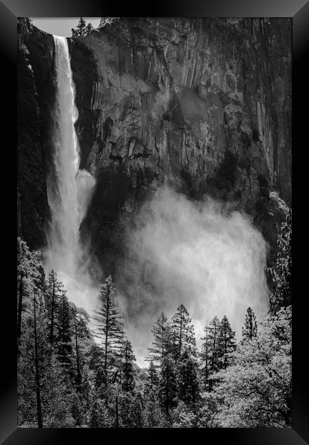 Bridalveil Fall, Yosemite National Park Framed Print by Gareth Burge Photography