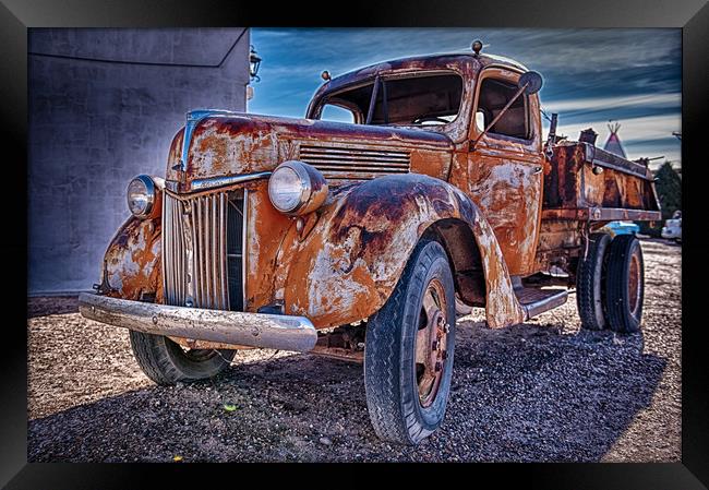Rusted Classic 4 Framed Print by Gareth Burge Photography