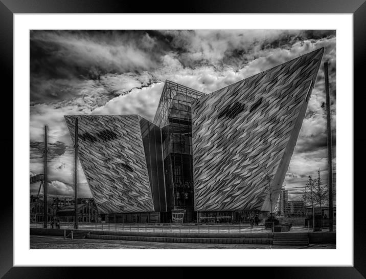Titanic Building, Belfast Framed Mounted Print by Gareth Burge Photography