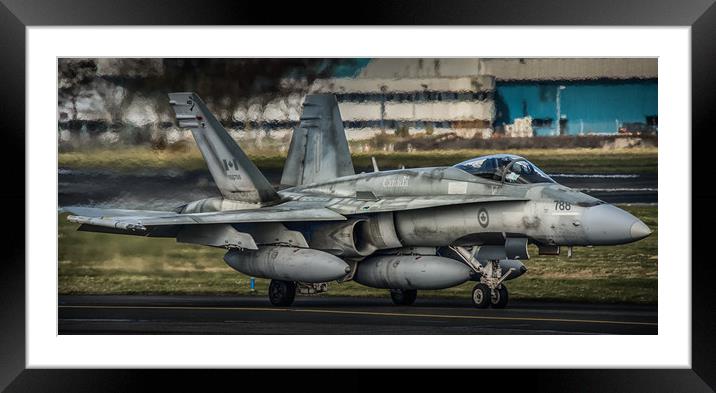 Hornet Ready to Roll Framed Mounted Print by Gareth Burge Photography
