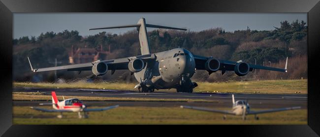 C-17 Beastie Framed Print by Gareth Burge Photography
