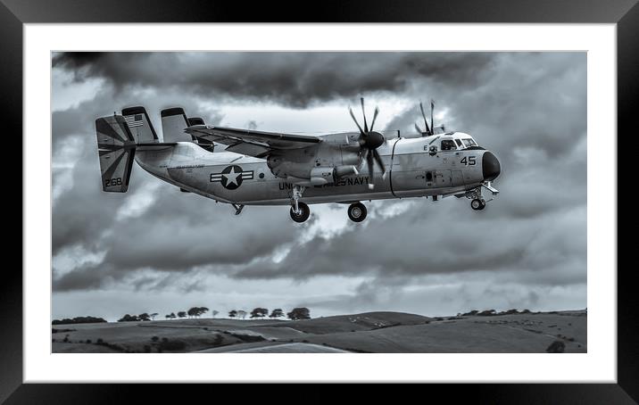 Grey Skies Greyhound Framed Mounted Print by Gareth Burge Photography