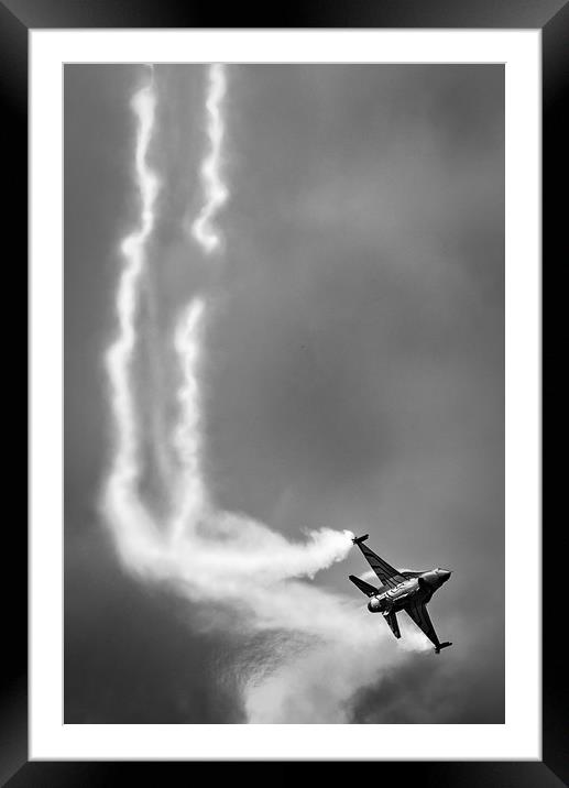 Smoke Trails Framed Mounted Print by Gareth Burge Photography