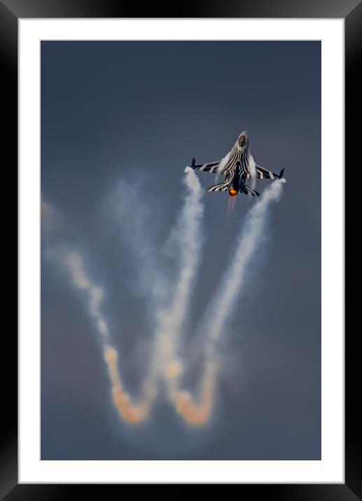 Sky Writing Framed Mounted Print by Gareth Burge Photography