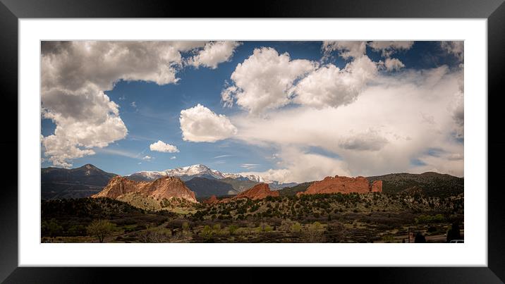 Garden of the Gods Framed Mounted Print by Gareth Burge Photography