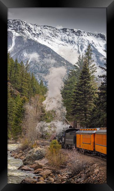 Thirsty Steam Train Framed Print by Gareth Burge Photography