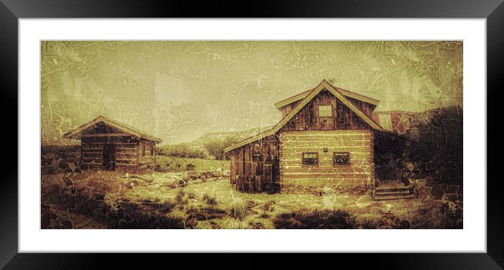 Wagstaff Cabin Treated Framed Mounted Print by Gareth Burge Photography