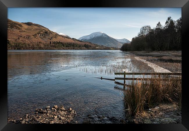 Loweswater in Winter, Lake District, Cumbria Framed Print by Martin Parratt