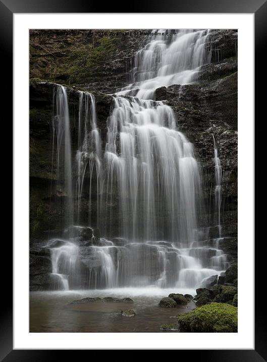 Scaleber Force Waterfall Framed Mounted Print by Martin Parratt