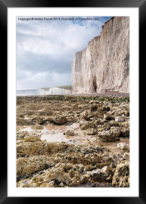  White Cliffs of England Framed Mounted Print by Martin Parratt