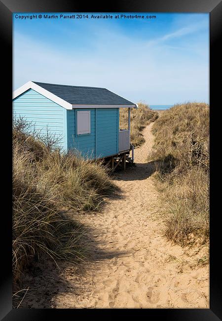 The Path to the Beach Framed Print by Martin Parratt