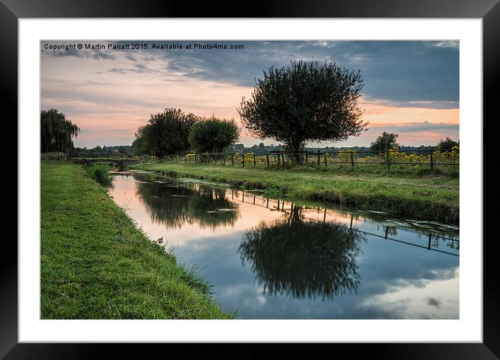 New River Framed Mounted Print by Martin Parratt