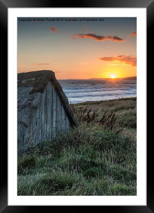 Freshwater West Framed Mounted Print by Martin Parratt