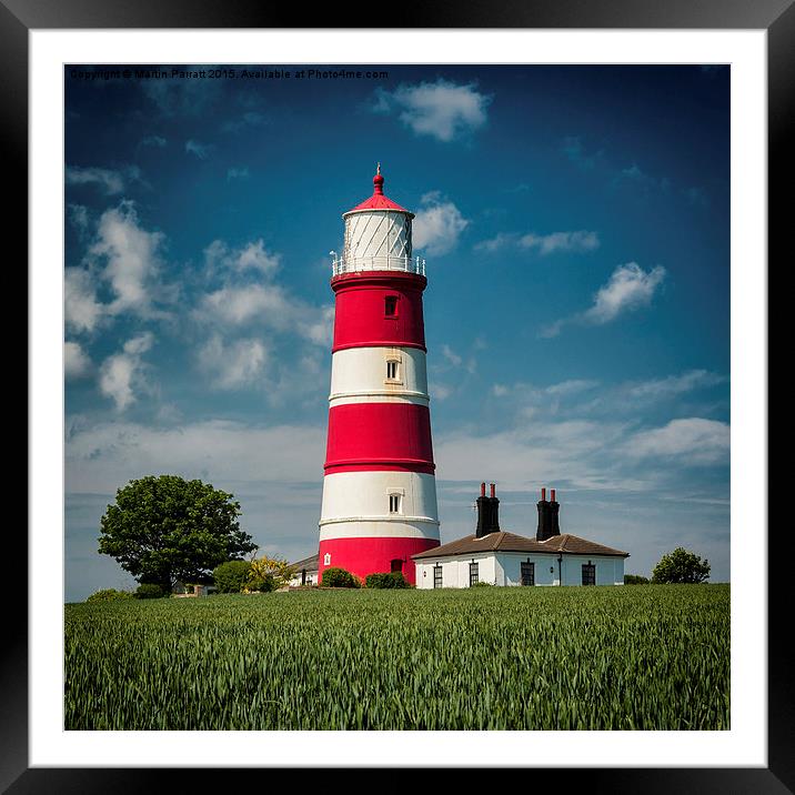 Happisburgh Lighthouse Framed Mounted Print by Martin Parratt
