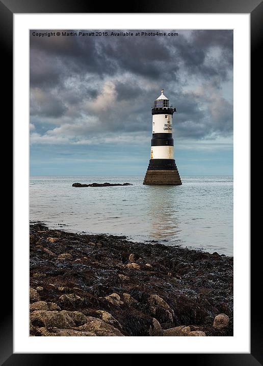 Penmon Point Lighthouse Framed Mounted Print by Martin Parratt