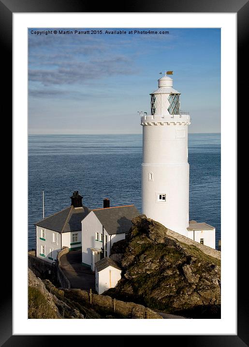 Start Point Lighthouse Framed Mounted Print by Martin Parratt