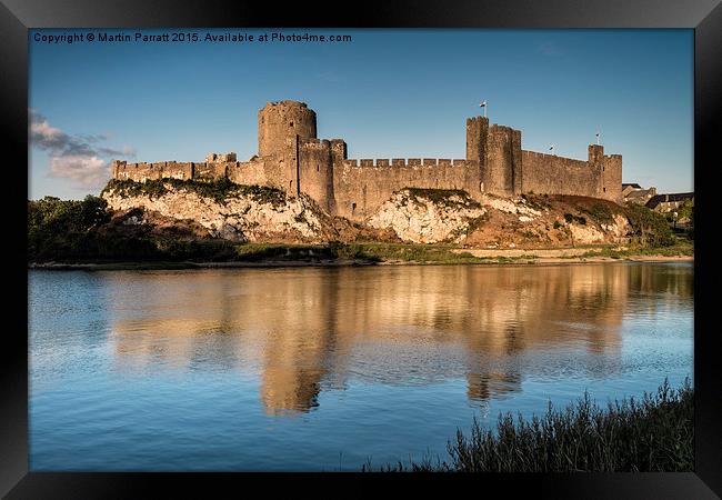 Pembroke Castle Framed Print by Martin Parratt