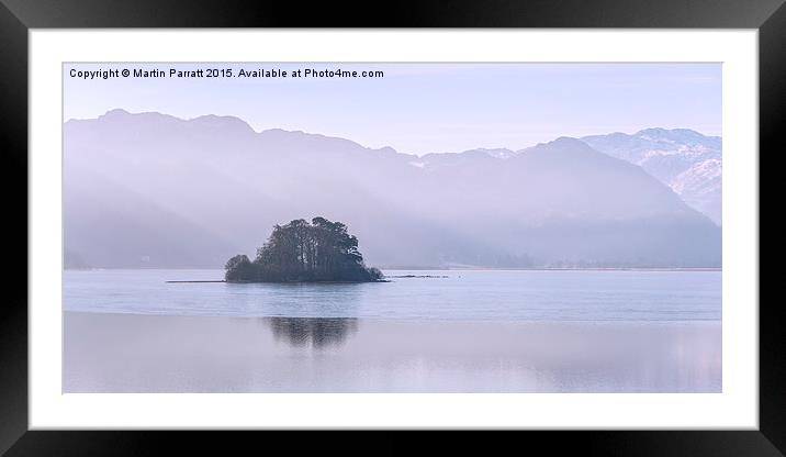  Derwent Water Framed Mounted Print by Martin Parratt